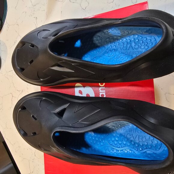 New Balance Fresh Foam X RCVRY Size 10 Tamarind with Black Blue Yeezy Comfort - Picture 6 of 11